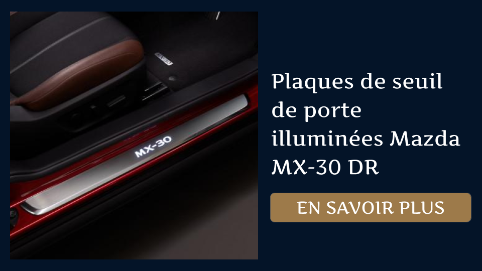  plaques de seuil de porte illuminées Mazda